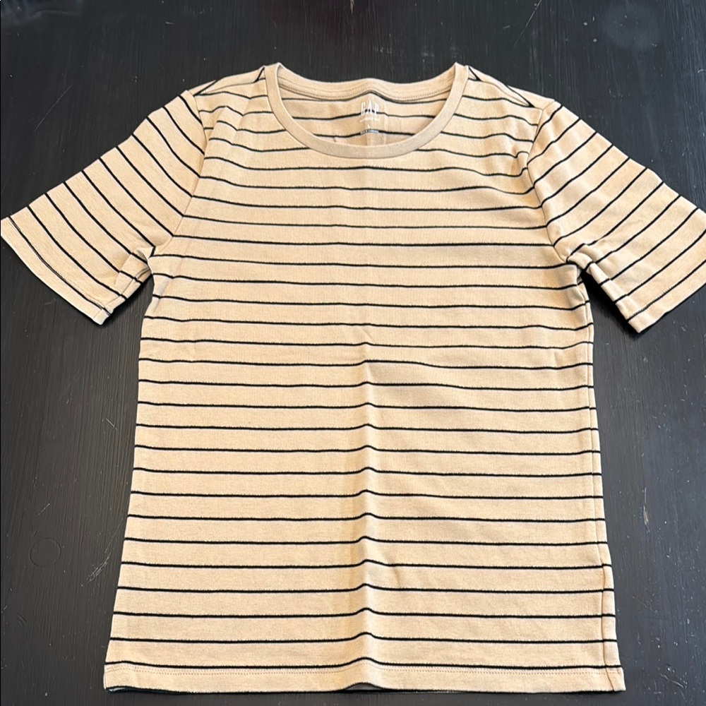 gap short sleeve striped t shirt size large like new